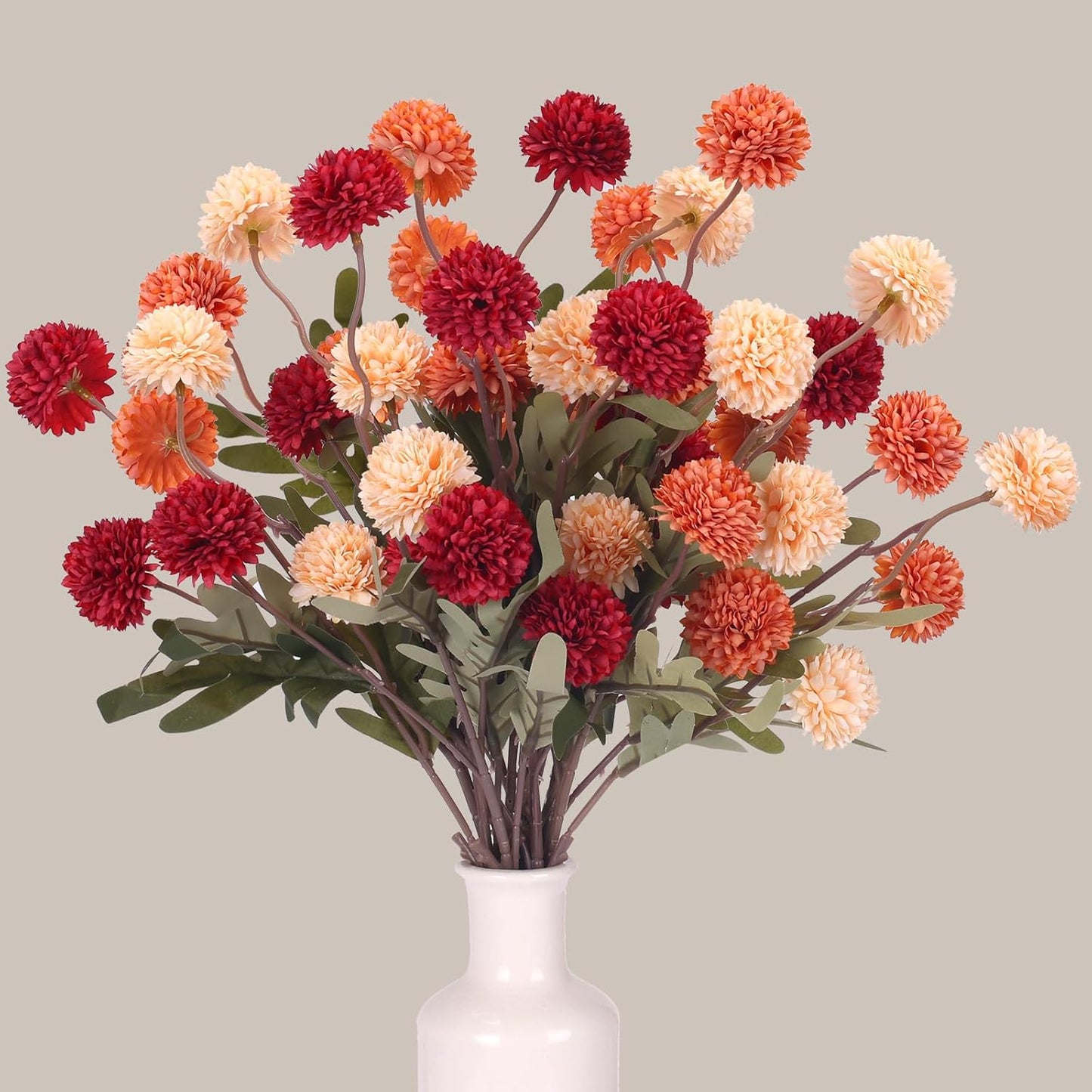 CEWOR Artificial Sunflowers Bouquet Fake Flower Bouquet with Sunflowers for Bridal Bouquets Wedding Centerpieces Decor Party Table Gravesites Fall Floral Arrangements Home Decoration