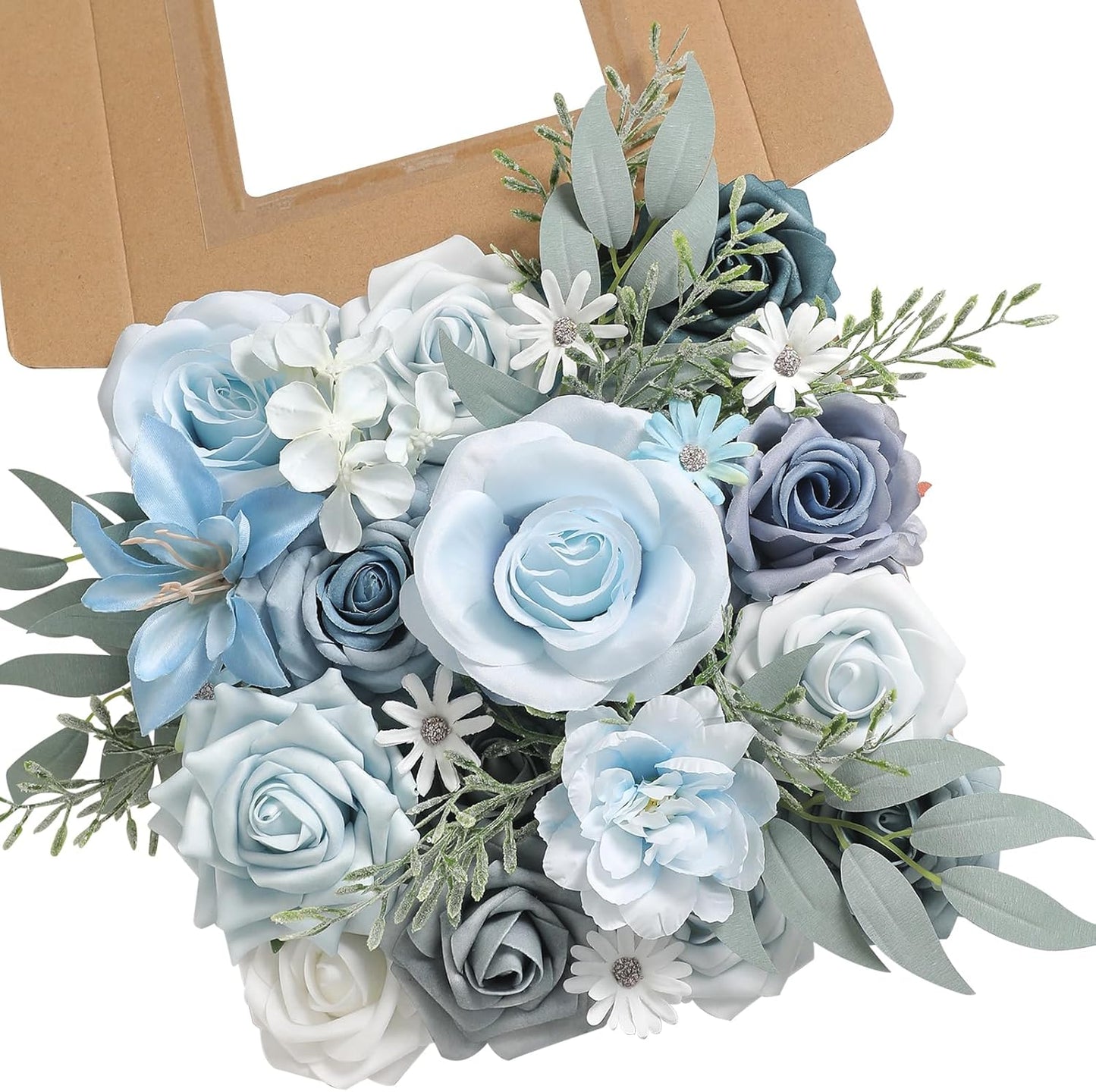 Artificial Flower Assortment for DIY Centerpiece Arrangement Wedding Hand Bouquet Flower Bouquet Centerpiece Arrangement Party Baby Shower Home Decoration (Pink Yellow)