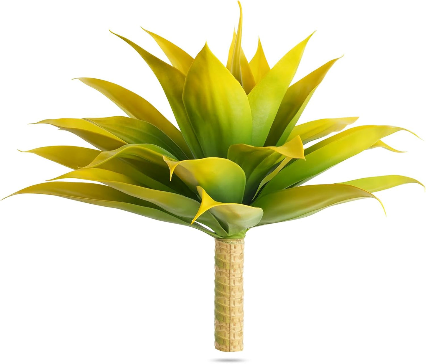 Velener Artificial Agave Plant Set, 28 Inch, Faux Aesthetic Plants for Home Decor, Realistic UV Resistant Fake Agave Plants Without Pot, Set of 2