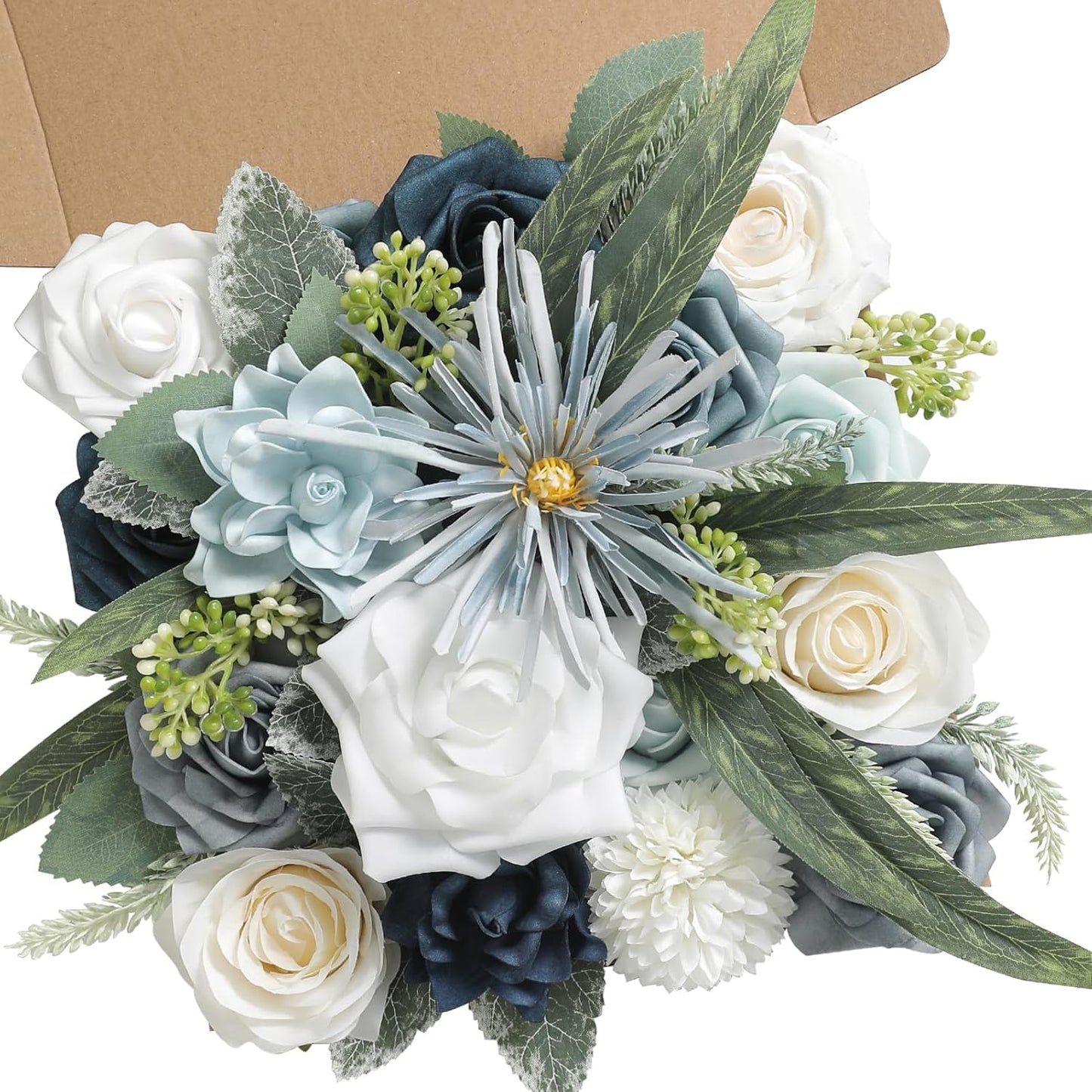 Artificial Flower Assortment for DIY Centerpiece Arrangement Wedding Hand Bouquet Flower Bouquet Centerpiece Arrangement Party Baby Shower Home Decoration (Pink Yellow)