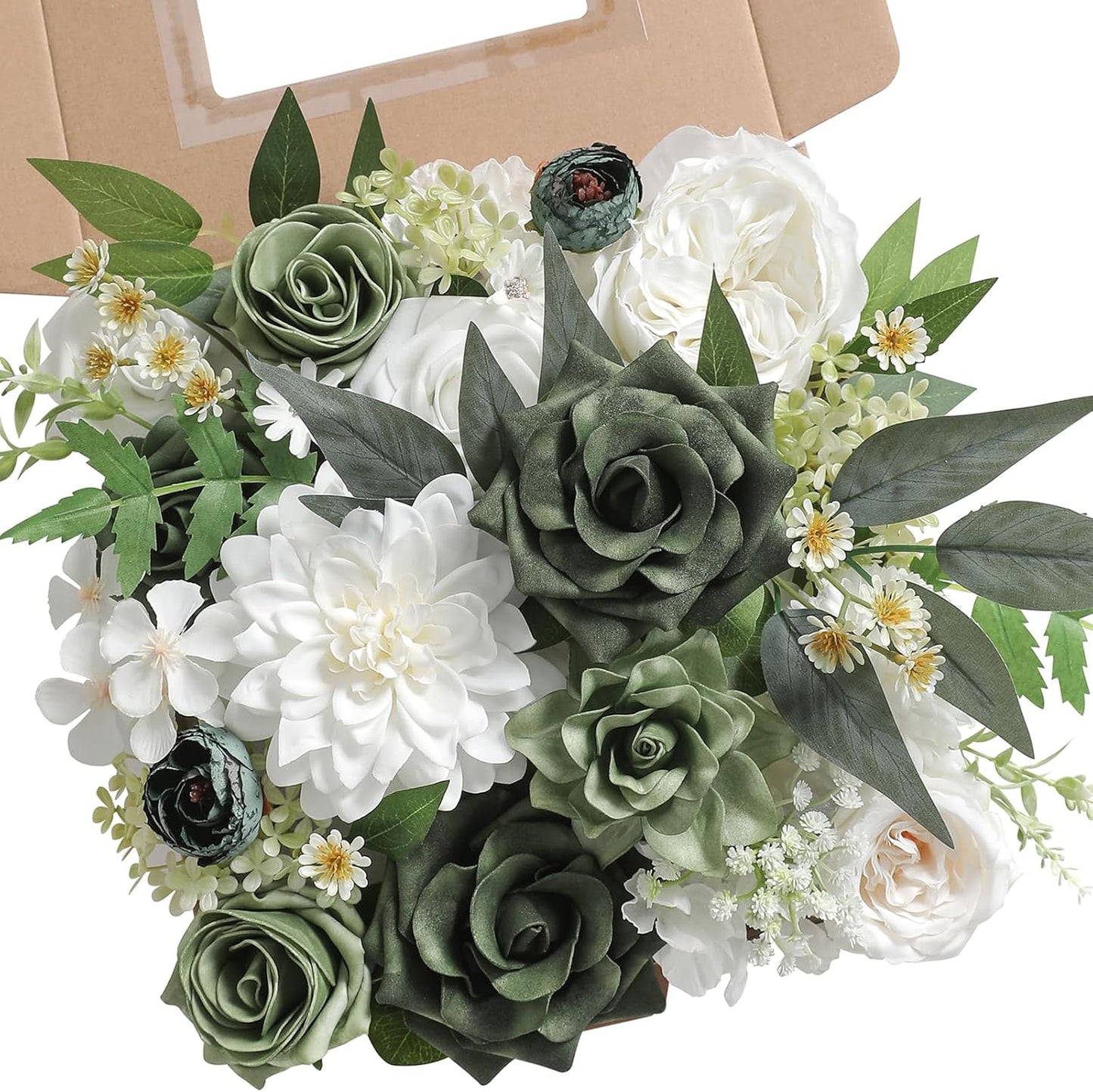 Artificial Flower Assortment for DIY Centerpiece Arrangement Wedding Hand Bouquet Flower Bouquet Centerpiece Arrangement Party Baby Shower Home Decoration (Pink Yellow)